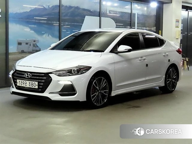 Hyundai Avante AD 2018 Белый из Кореи