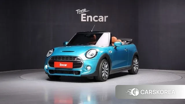 Mini Cooper S Convertible 2021 Небесно-голубой из Кореи