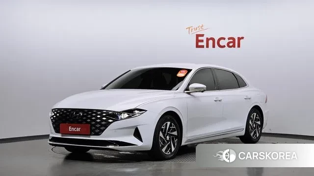Hyundai The New Grandeur IG Hybrid 2021 Белый из Кореи