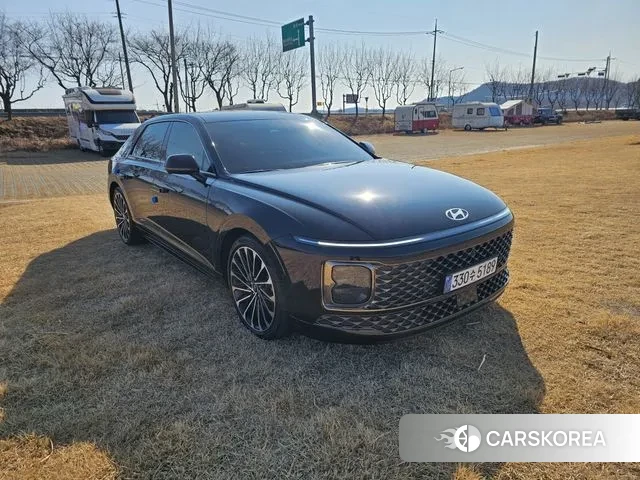 Hyundai Grandeur (GN7) 2023 Черный из Кореи
