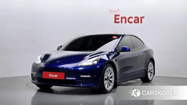 Tesla Model 3 2022 Синий из Кореи