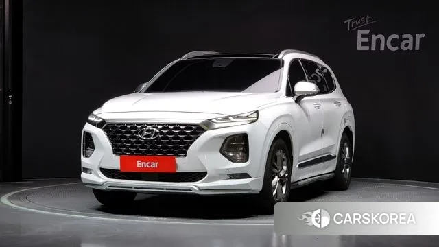 Hyundai Santa Fe TM 2019 Белый из Кореи