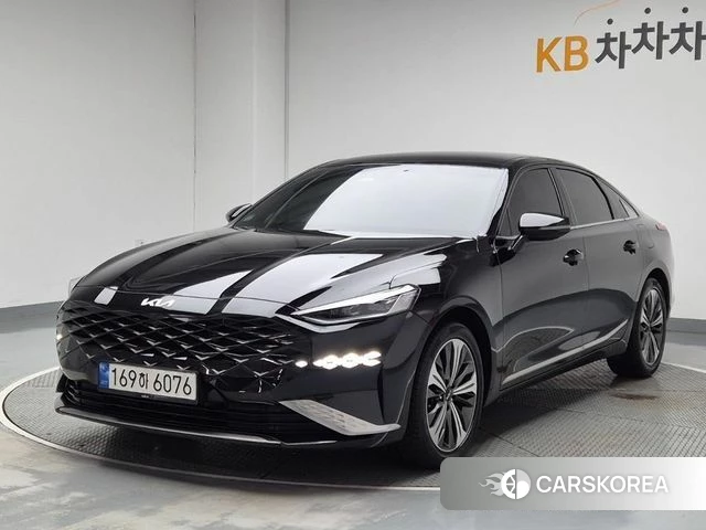 Kia K8 Hybrid 2022 Черный из Кореи