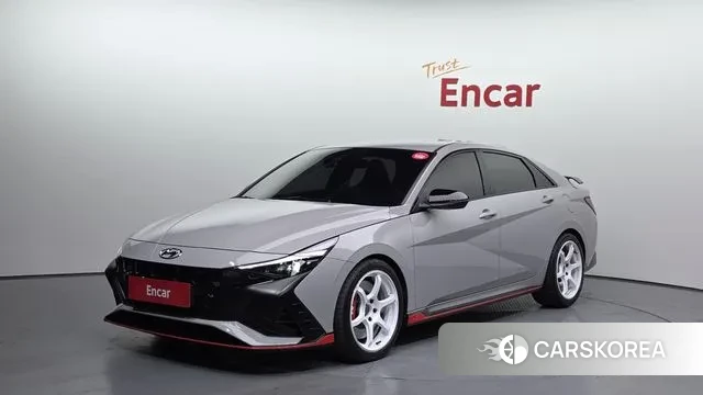 Hyundai Avante (CN7) 2023 Серебристо-серый из Кореи