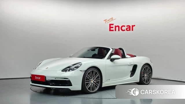Porsche 718 Boxster 2018 Белый из Кореи