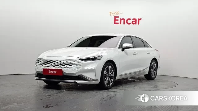 Kia K8 Hybrid 2021 Белый из Кореи