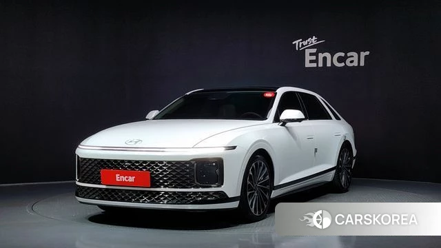 Hyundai Grandeur Hybrid (GN7) 2023 Белый из Кореи