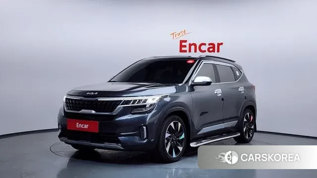 Kia Seltos 2022 Серый из Кореи