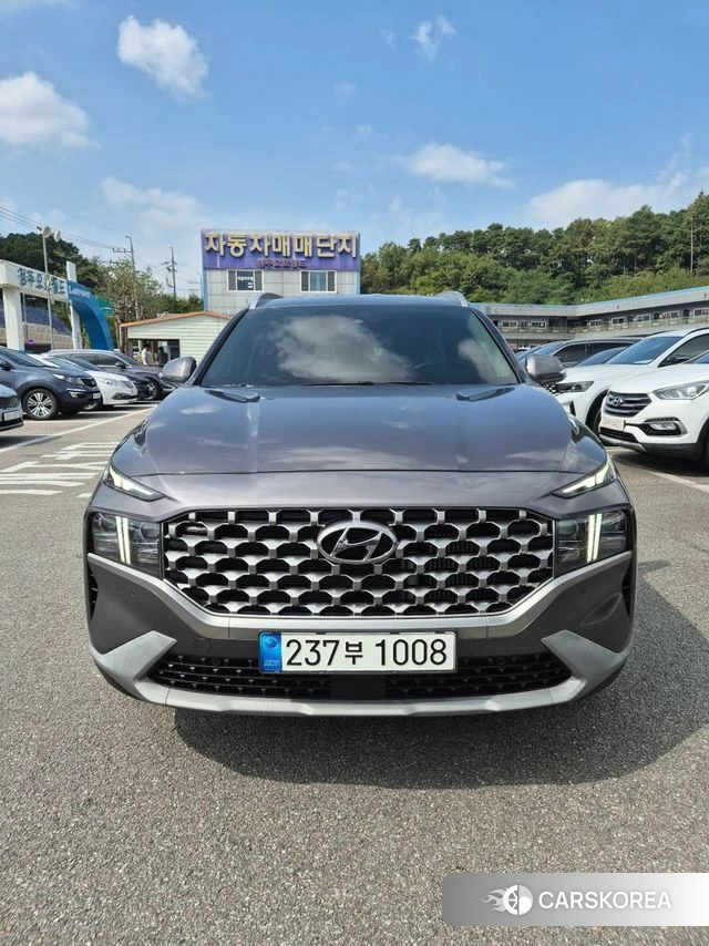 Hyundai The New Santa Fe 2023 Серый из Кореи