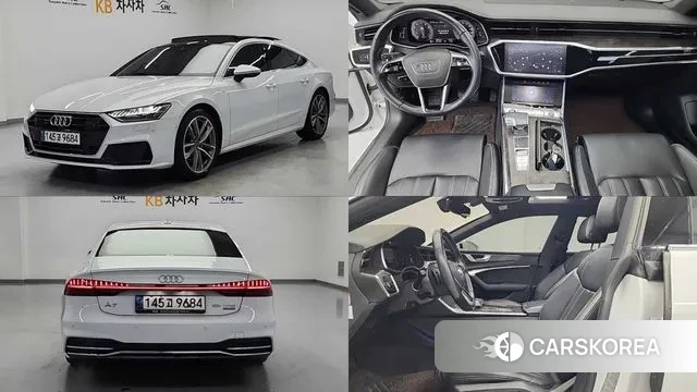Audi A7 (4K) 2021 Белый из Кореи