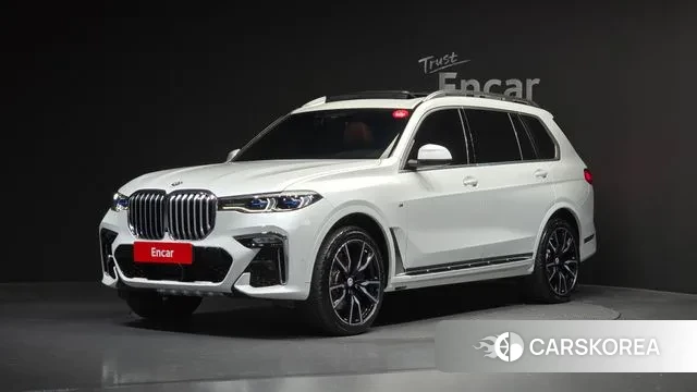 BMW X7 (G07) 2021 Белый из Кореи