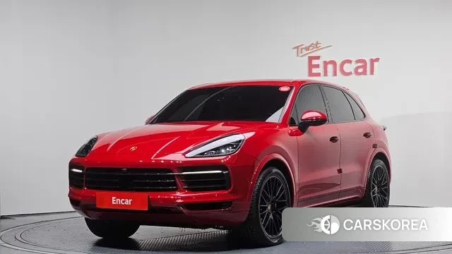 Porsche Cayenne (PO536) 2021 Красный из Кореи
