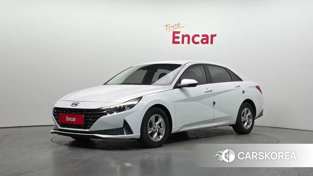 Hyundai Avante (CN7) 2021 Белый из Кореи