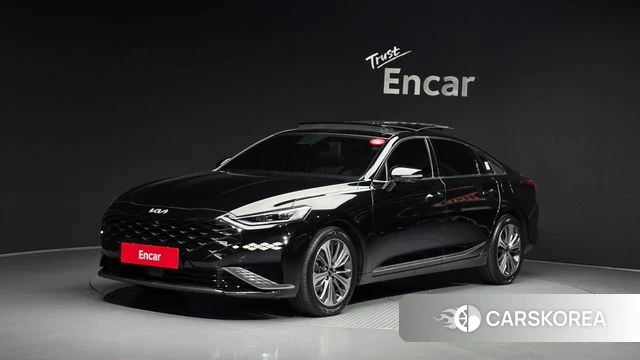 Kia K8 Hybrid 2022 Черный из Кореи