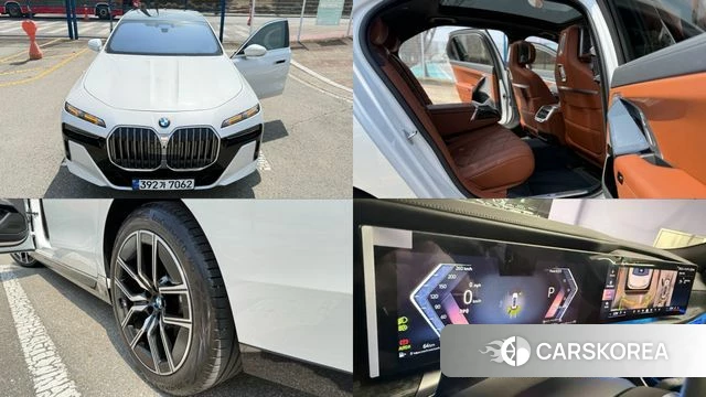 BMW 7 Series (G70) 2024 Белый из Кореи