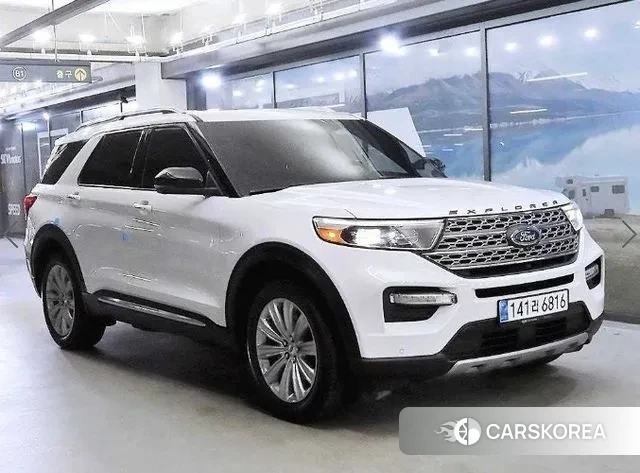 Ford Explorer 6th Generation 2021 Белый из Кореи