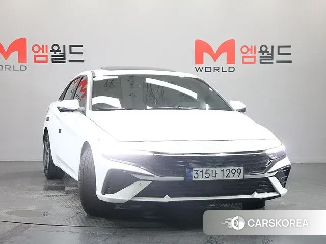 Hyundai The New Avante (CN7) 2024 Белый из Кореи