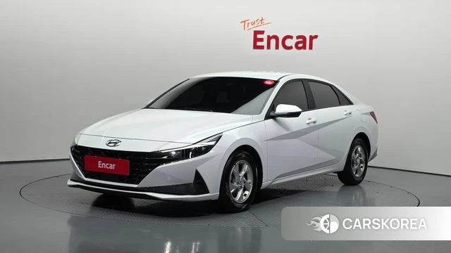 Hyundai Avante (CN7) 2022 Белый из Кореи