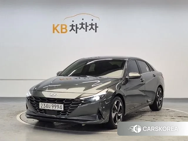 Hyundai Avante Hybrid (CN7) 2020 Серый из Кореи