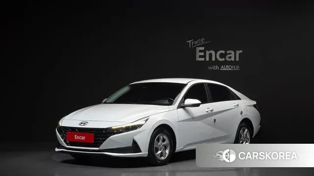 Hyundai Avante (CN7) 2021 Белый из Кореи