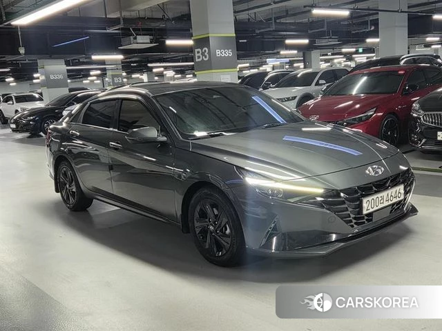 Hyundai Avante Hybrid (CN7) 2021 Серый из Кореи