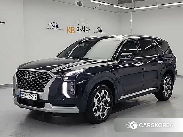 Hyundai Palisade 2021 Синий из Кореи