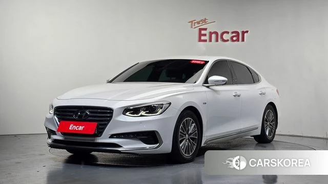 Hyundai Grandeur IG Hybrid 2019 Белый из Кореи