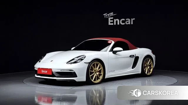 Porsche 718 Boxster 2021 Белый из Кореи