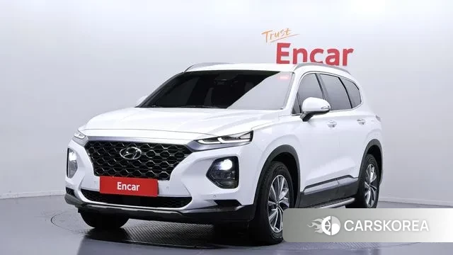Hyundai Santa Fe TM 2019 Белый из Кореи