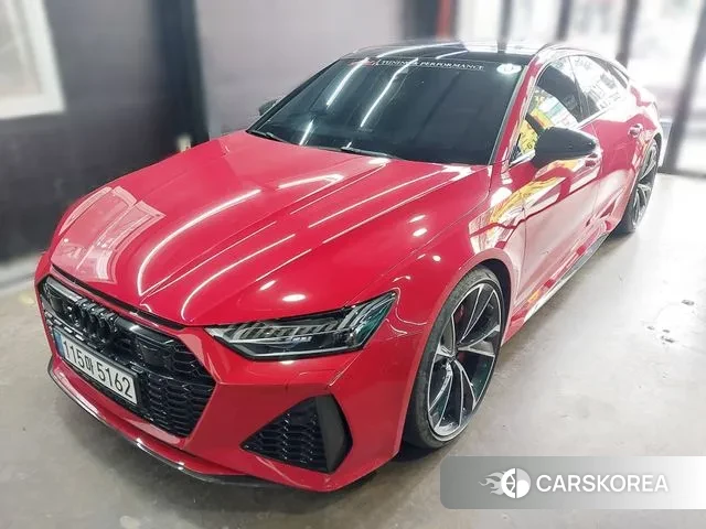 Audi RS7 (4K) 2021 Красный из Кореи