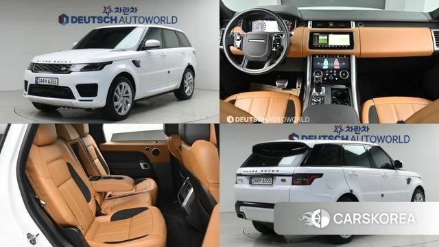 Land Rover Range Rover Sport 2nd Generation 2020 Белый из Кореи