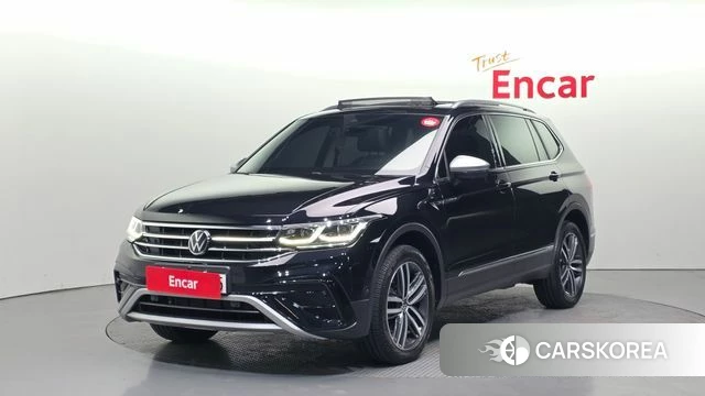 Volkswagen Tiguan Allspace 2022 Черный из Кореи