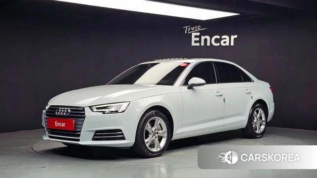 Audi A4 (B9) 2018 Белый из Кореи