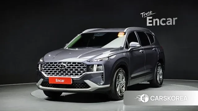 Hyundai The New Santa Fe 2021 Серый из Кореи