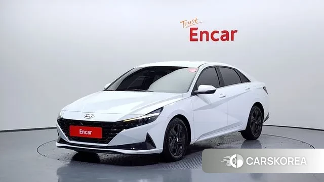 Hyundai Avante (CN7) 2022 Белый из Кореи