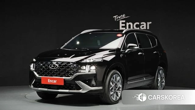 Hyundai The New Santa Fe 2023 Черный из Кореи