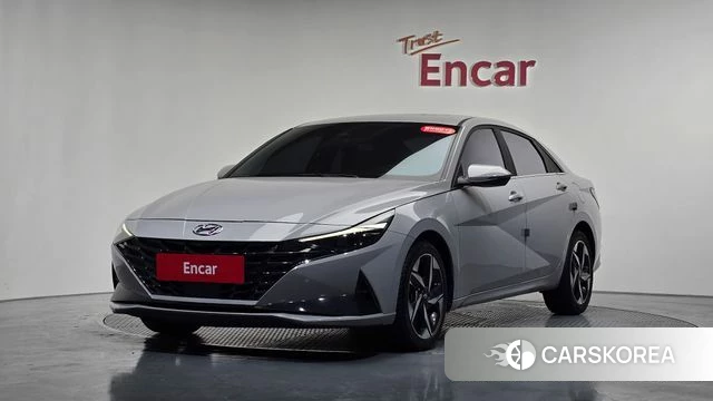 Hyundai Avante (CN7) 2022 Серебристо-серый из Кореи