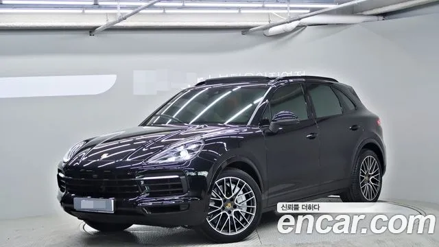 Porsche Cayenne (PO536) 2021 Черный из Кореи