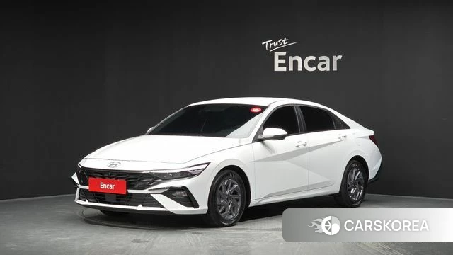 Hyundai The New Avante (CN7) 2025 Белый из Кореи