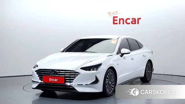 Hyundai Sonata Hybrid (DN8) 2019 Белый из Кореи