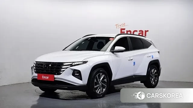 Hyundai Tucson (NX4) 2021 Белый из Кореи