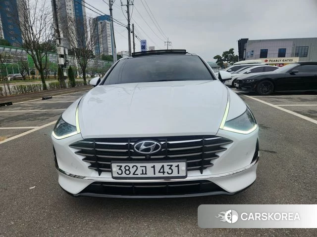 Hyundai Sonata (DN8) 2019 Белый из Кореи