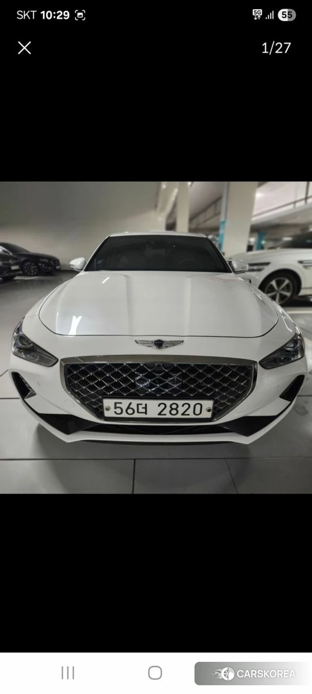 Genesis G70 2019 Белый из Кореи
