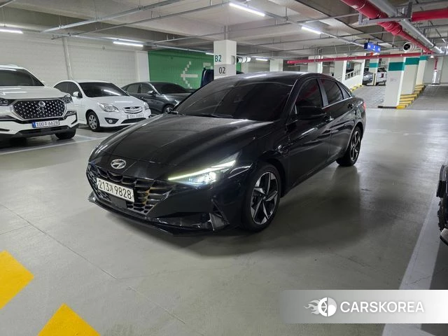 Hyundai Avante (CN7) 2020 Черный из Кореи