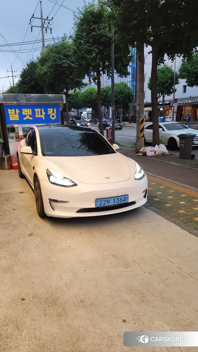 Tesla Model 3 2021 Черный из Кореи