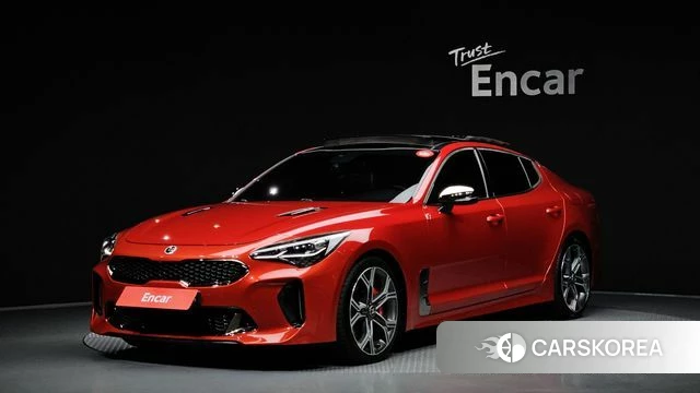Kia Stinger 2019 Красный из Кореи