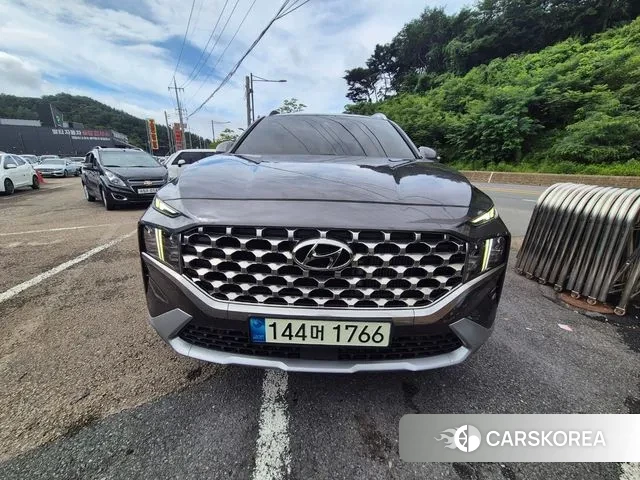 Hyundai The New Santa Fe 2021 Серый из Кореи