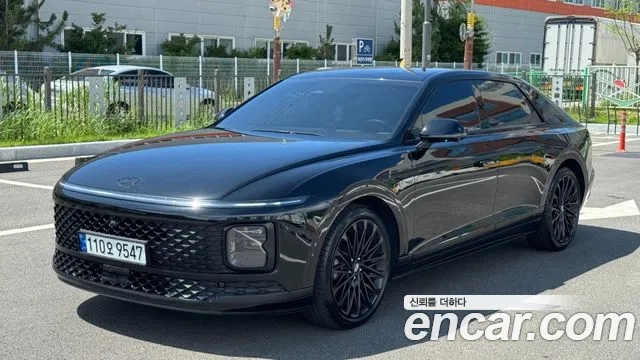 Hyundai Grandeur Hybrid (GN7) 2023 Черный из Кореи