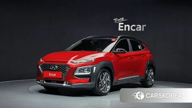 Hyundai Kona Hybrid 2019 Красный из Кореи