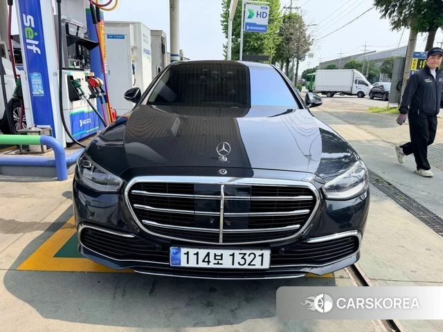 Mercedes-Benz S-Class W223 2021 Черный двухцветный из Кореи